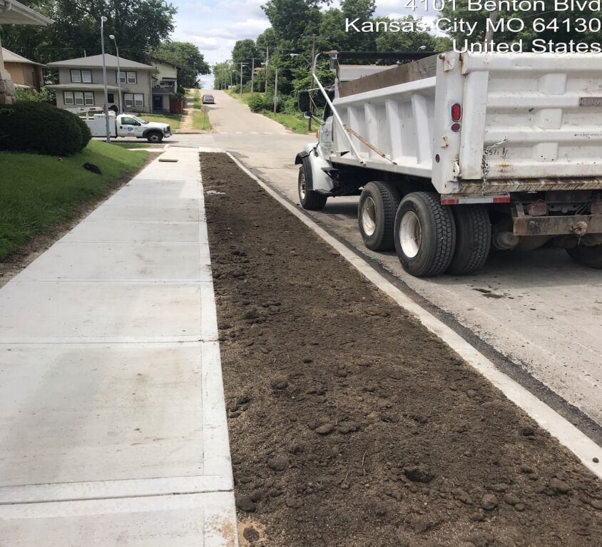 Sidewalk Improvements E 41th Street Benton Blvd to College Blvd